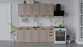 Кухонный гарнитур «Лорас» длиной 200 см Дуб крафт золотой/Холст латте в Нягани - nyagan.mebel-tymen.ru | фото