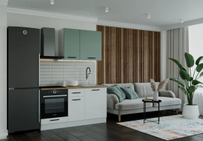 Кухонный гарнитур Муссон-1600 столешница 38 мм в Нягани - nyagan.mebel-tymen.ru | фото