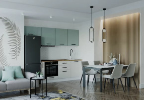 Кухонный гарнитур Муссон-2550 столешница 38 мм в Нягани - nyagan.mebel-tymen.ru | фото