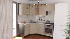 Кухонный гарнитур Надежда оптима 4 1400*2000 мм в Нягани - nyagan.mebel-tymen.ru | фото