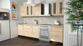 Кухонный гарнитур Ника компакт 2200 мм в Нягани - nyagan.mebel-tymen.ru | фото