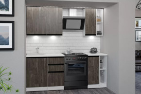 Кухонный гарнитур Ноктюрн медиум 1400 мм в Нягани - nyagan.mebel-tymen.ru | фото