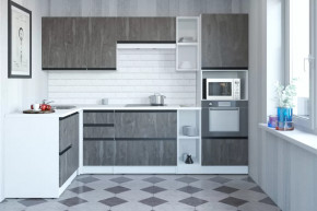 Кухонный гарнитур Ноктюрн мега прайм 1500х2700 мм в Нягани - nyagan.mebel-tymen.ru | фото