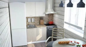 Кухонный гарнитур Ольга мини 1 1000 мм в Нягани - nyagan.mebel-tymen.ru | фото