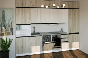 Кухонный гарнитур Паола люкс 3000 мм в Нягани - nyagan.mebel-tymen.ru | фото