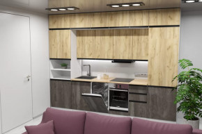 Кухонный гарнитур Сапфир экстра 3000 мм в Нягани - nyagan.mebel-tymen.ru | фото