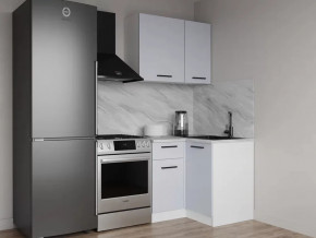 Кухонный гарнитур угловой Смоки-1000х1000 МДФ столешница 26 мм в Нягани - nyagan.mebel-tymen.ru | фото