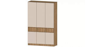 Ленора Шкаф 3х ств. Дуб вотан/Кашемир в Нягани - nyagan.mebel-tymen.ru | фото