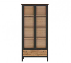 LOFT шкаф REG2W1S (Дуб вотан/Черный) в Нягани - nyagan.mebel-tymen.ru | фото