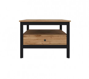 LOFT стол журнальный LAW (Дуб вотан/Черный) в Нягани - nyagan.mebel-tymen.ru | фото