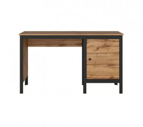 LOFT стол письменный BIU/130 (Дуб вотан/Черный) в Нягани - nyagan.mebel-tymen.ru | фото