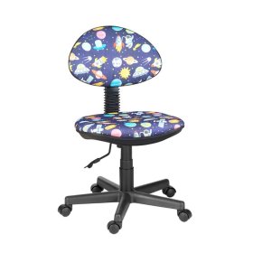 Кресло Логика  Т-59 (космос на синем) без подлокотников в Нягани - nyagan.mebel-tymen.ru | фото