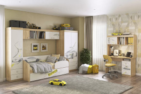 Детский гарнитур Форсаж К1 дуб сонома/белый в Нягани - nyagan.mebel-tymen.ru | фото