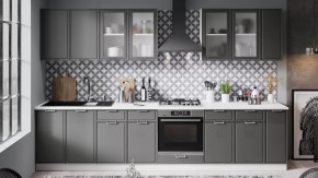 Модульная кухня «Белладжио» Белый, Софт графит в Нягани - nyagan.mebel-tymen.ru | фото