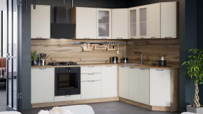 Модульная кухня «Белладжио» Дуб Крафт золотой, Софт панакота в Нягани - nyagan.mebel-tymen.ru | фото