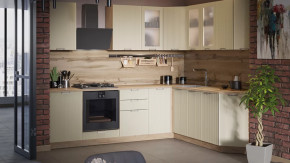 Модульная кухня «Кимберли» Дуб Крафт золотой, Крем в Нягани - nyagan.mebel-tymen.ru | фото