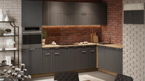 Модульная кухня «Кимберли» Дуб Крафт золотой, Титан в Нягани - nyagan.mebel-tymen.ru | фото