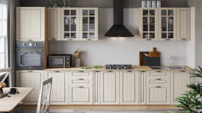 Модульная кухня «Лина» Дуб крафт золотой/Крем в Нягани - nyagan.mebel-tymen.ru | фото