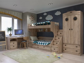 Модульная подростковая Мираж-1 Дуб баррик в Нягани - nyagan.mebel-tymen.ru | фото