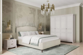 Модульная спальня Лорето Персидский жемчуг/Лак Льняной в Нягани - nyagan.mebel-tymen.ru | фото