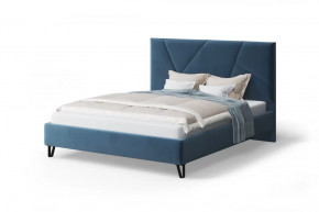 Мягкая кровать Мила, 1600*2000 мм, синий в Нягани - nyagan.mebel-tymen.ru | фото