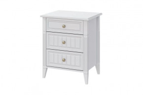 Мэгги Тумба прикроватная 3 ящика Белый в Нягани - nyagan.mebel-tymen.ru | фото