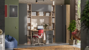 Набор детской мебели «Порто» №10 Яблоня Беллуно, Графит софт в Нягани - nyagan.mebel-tymen.ru | фото