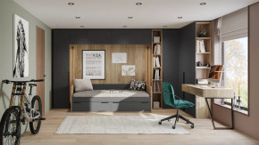 Набор детской мебели «Порто» №2 Яблоня Беллуно, Графит софт в Нягани - nyagan.mebel-tymen.ru | фото