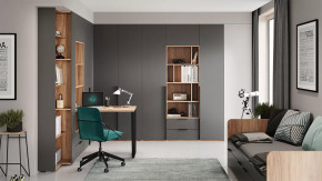 Набор детской мебели «Порто» №8 Яблоня Беллуно, Графит софт в Нягани - nyagan.mebel-tymen.ru | фото