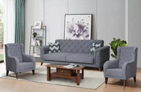 Набор мебели для отдыха Амарант (вар. ткань) 3-3-1 в Нягани - nyagan.mebel-tymen.ru | фото