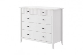 Никеа Комод 5 ящиков Белый в Нягани - nyagan.mebel-tymen.ru | фото