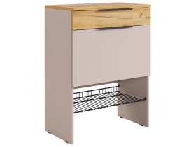 Обувница Баско кашемир/дуб крафт золотой в Нягани - nyagan.mebel-tymen.ru | фото