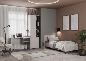 Подростковая НАОМИ, ЛДСП Кашемир/ЛДСП Кашемир в Нягани - nyagan.mebel-tymen.ru | фото