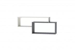 Полка Клео Пл-1, 1150 мм, графит, миндаль Диал в Нягани - nyagan.mebel-tymen.ru | фото