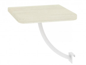 Полка прикроватная квадратная Милсон белая в Нягани - nyagan.mebel-tymen.ru | фото