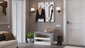 Прихожая «Агата» №1 Белый в Нягани - nyagan.mebel-tymen.ru | фото