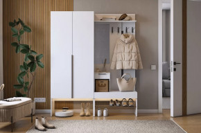 Прихожая Баско К1 белое дерево в Нягани - nyagan.mebel-tymen.ru | фото