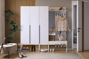 Прихожая Баско К11 белое дерево в Нягани - nyagan.mebel-tymen.ru | фото