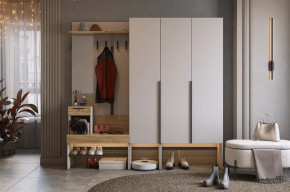 Прихожая Баско К11 кашемир/дуб крафт золотой в Нягани - nyagan.mebel-tymen.ru | фото