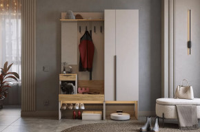 Прихожая Баско К2 кашемир/дуб крафт золотой в Нягани - nyagan.mebel-tymen.ru | фото