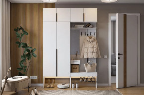 Прихожая Баско К5 белое дерево в Нягани - nyagan.mebel-tymen.ru | фото