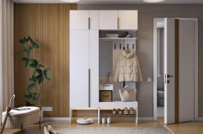 Прихожая Баско К6 белое дерево в Нягани - nyagan.mebel-tymen.ru | фото