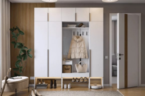 Прихожая Баско К7 белое дерево в Нягани - nyagan.mebel-tymen.ru | фото