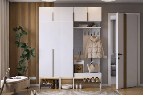 Прихожая Баско К9 белое дерево в Нягани - nyagan.mebel-tymen.ru | фото