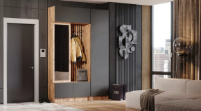 Прихожая Бавария Дуб вотан/графит в Нягани - nyagan.mebel-tymen.ru | фото