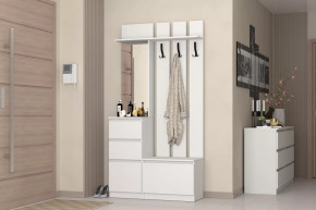 Прихожая Хилтон Белый в Нягани - nyagan.mebel-tymen.ru | фото
