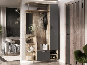 Прихожая Лика №2 1,2 м Дуб юкон, Графит в Нягани - nyagan.mebel-tymen.ru | фото