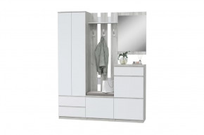 Прихожая Лори, набор №ДС-1, дуб серый/белый в Нягани - nyagan.mebel-tymen.ru | фото