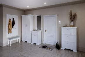 Прихожая модульная Грация Белая в Нягани - nyagan.mebel-tymen.ru | фото