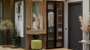 Прихожая «Порто» № 6 Яблоня Беллуно, Графит софт в Нягани - nyagan.mebel-tymen.ru | фото